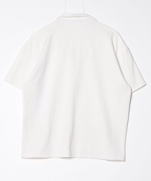 「aimoha」 半袖シャツ LARGE ホワイト メンズ_画像2