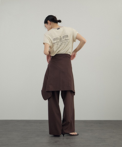 「AMERICANA」 半袖Tシャツ FREE ホワイト系その他5 レディース_画像8