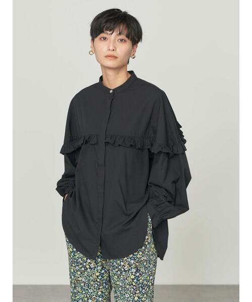 「AMERICAN HOLIC」 長袖ブラウス M ブラック レディース_画像3