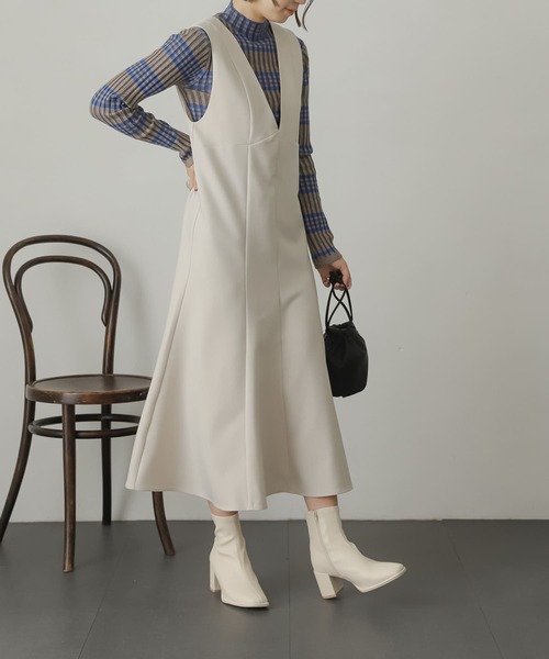 「SENSE OF PLACE by URBAN RESEARCH」 サロペットスカート ONE ブラック レディース (3/8)