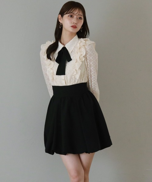 「Cheek」 ドッキングワンピース MEDIUM アイボリー レディース_画像6