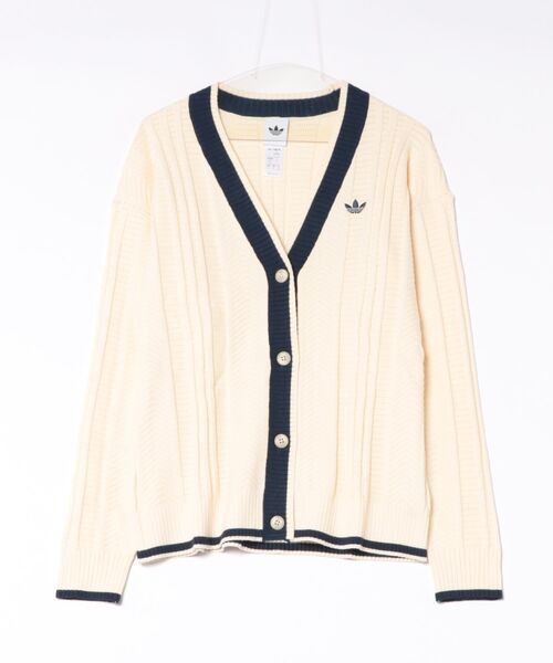 adidas（アディダス） カーディガン ウェア W CABLE KNIT CARDIGAN
