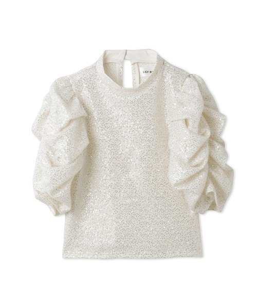 「LILY BROWN」 半袖カットソー ONE SIZE ブラック レディース_画像2