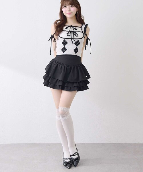 「Belle Charme」 ノースリーブニット FREE ピンク レディース_画像2