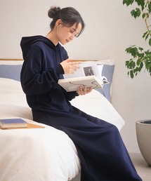 KOBE LETTUCE（神戸レタス） ワンピース フード付裏起毛マキシ丈