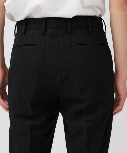 MARKAWARE ブラック スラックス marka/MARKAWARE】別注 TWO TUCK MILITARY TROUSERS（スラックス