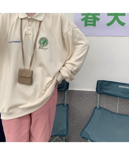 DEVICE ポロシャツ ポロ オーバーサイズ 襟付き デザイン
