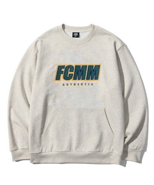 ★韓国の人気★【FCMM】★OBLIQUE GLAMPING SWEATSHIR.T★ セール】OBLIQUE GLAMPING SWEATSHIRT/オブリークグランピング