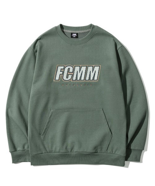 ★韓国の人気★【FCMM】★OBLIQUE GLAMPING SWEATSHIR.T★ FCMM トレーナー スウェット OBLIQUE GLAMPING SWEATSHIRT