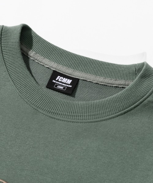 ★韓国の人気★【FCMM】★OBLIQUE GLAMPING SWEATSHIR.T★ FCMM トレーナー スウェット OBLIQUE GLAMPING SWEATSHIRT