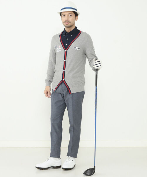 カーディガン BEAMS GOLF PURPLE LABEL / タラッティ ライン カーディガン05