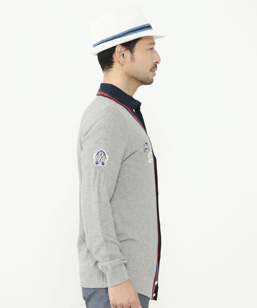 カーディガン BEAMS GOLF PURPLE LABEL / タラッティ ライン カーディガン09