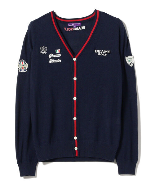 カーディガン BEAMS GOLF PURPLE LABEL / タラッティ ライン カーディガン18