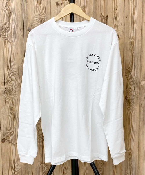 AVIREX アヴィレックス VARSITY LOGO 2.0 ロングTシャツ AVIREX tシャツ VARSITY LOGO 2.0 ロングTシャツ メンズ