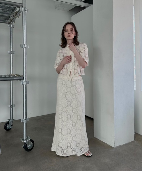 Didot.showroom ブラウス シャツ 「DIDOT.」クロップレースチャイナ 