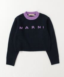 MARNI マルニ ワンピース 14Y ロゴ刺繍 ニット MARNI ニット セーター MARNI(マルニ)Kids ＆ Junior カシミア