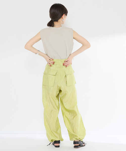 VERMEIL par iena パンツ レディース pelleq x パラシュート
