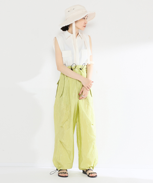 VERMEIL par iena パンツ レディース pelleq x パラシュート