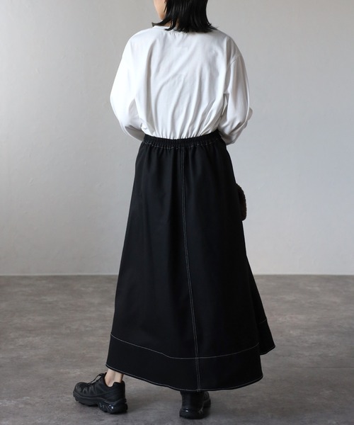 ap retro スカート ステッチデザインスカート : ZOZOTOWN Yahoo!店