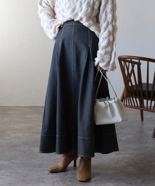 ap retro スカート ステッチデザインスカート : ZOZOTOWN Yahoo!店  