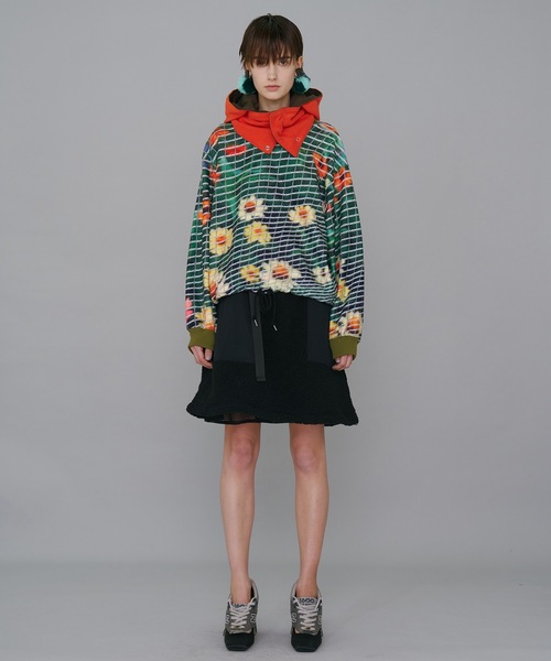 NON TOKYO トップス NON TOKYO tシャツ PRINT FLEECE PULLOVER TOP レディース