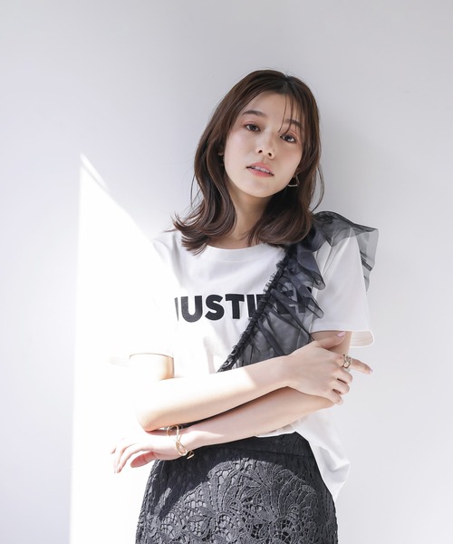 ワンピース MAI MIIA（ミーア） ワンピース miffy 総柄長袖シフォンフレアワンピース