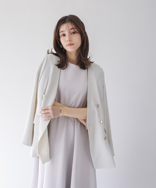 ワンピース MAI MIIA（ミーア） ワンピース miffy 総柄長袖シフォンフレアワンピース