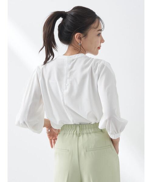 ブラウス シャツ レーススリーブシャツ レディース earth music&ecology ブラウス シャツ レーススリーブブラウス