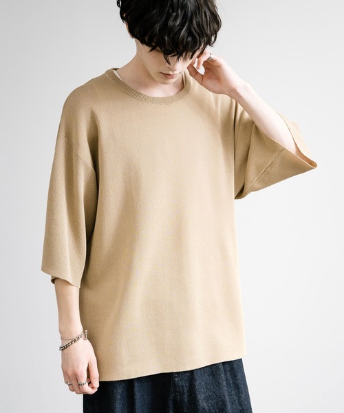 Rocky Monroe セーター ニット 接触冷感オーバーサイズ5分袖