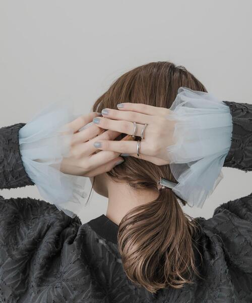 値下げ‼️シュシュ　お花沢山チュールレース　別売りアームカバー 値下げ‼️シュシュ お花沢山チュールレース 別売りアームカバー 値下げ