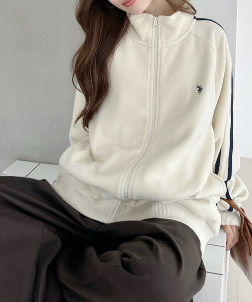 U.S. POLO ASSN.（ユーエスポロアッスン） ブルゾン アウター フリース 