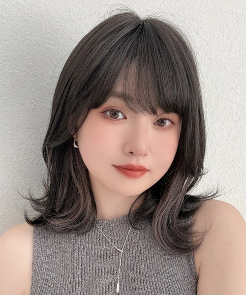ウィッグ エクステ 「 イヤリングカラー コフレミディ