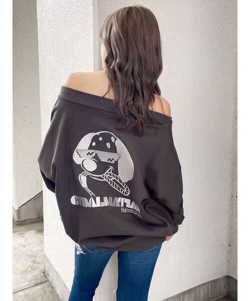 GYDA トレーナー スウェット GYDALMATIAN Vネックスウェット