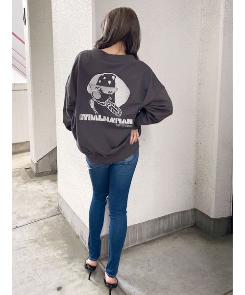 GYDA トレーナー スウェット GYDALMATIAN Vネックスウェット