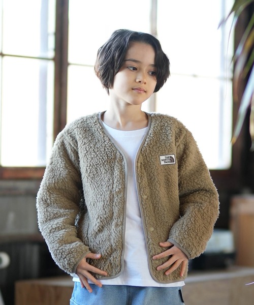 新品 THE NORTH FACE Vネック フリースカーディガン 軽アウター ノース