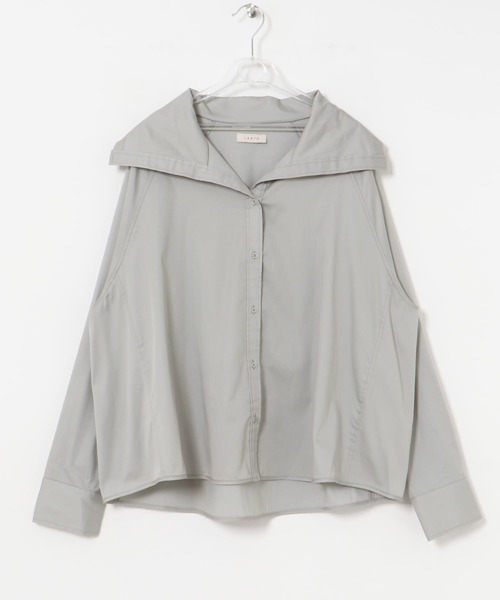 ブラウス シャツ French Square Collar High-waisted Top レディース LAATO ブラウス シャツ square collar blouse レディース