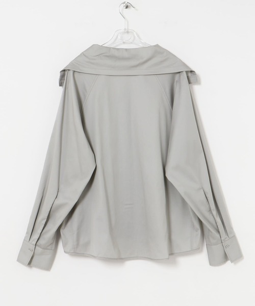 ブラウス シャツ French Square Collar High-waisted Top レディース LAATO ブラウス シャツ square collar blouse レディース