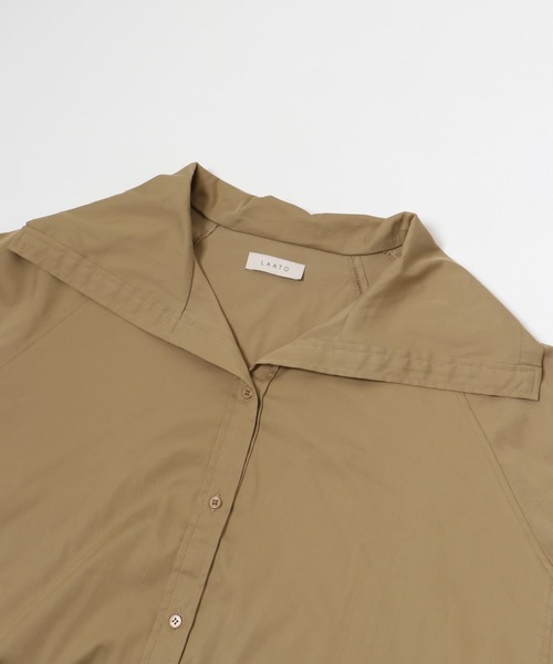 LAATO ブラウス シャツ square collar blouse レディース