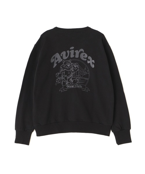 AVIREX GOLF トムキャット スウェット XL AVIREX（アヴィレックス） トレーナー スウェット TOM CAT PRINT TOPS