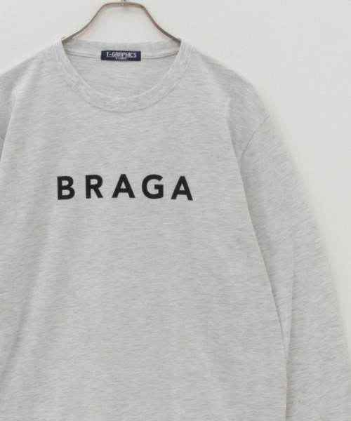 tシャツ T-GRAPHICS ロゴプリント長袖Tシャツ メンズ レディース