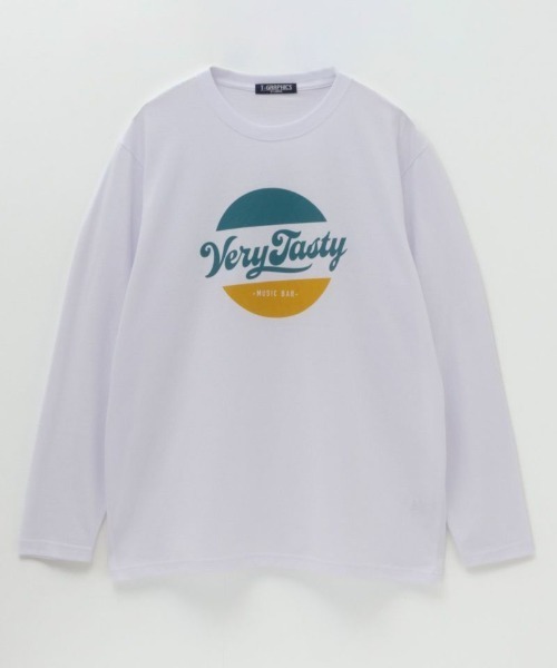 tシャツ T-GRAPHICS ロゴプリント長袖Tシャツ メンズ レディース