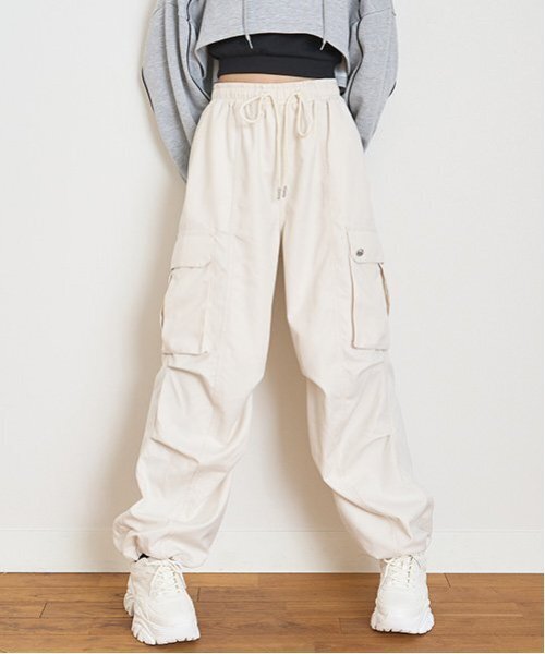 希少完売品mnmlカーゴパンツドローコード hiphopBBOYbadhop ミニマル mnml パンツ CARGO DRAWCORD PANTS ドローコード
