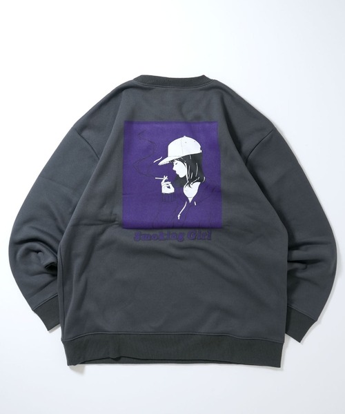 Starting Over トレーナー スウェット back print illustration