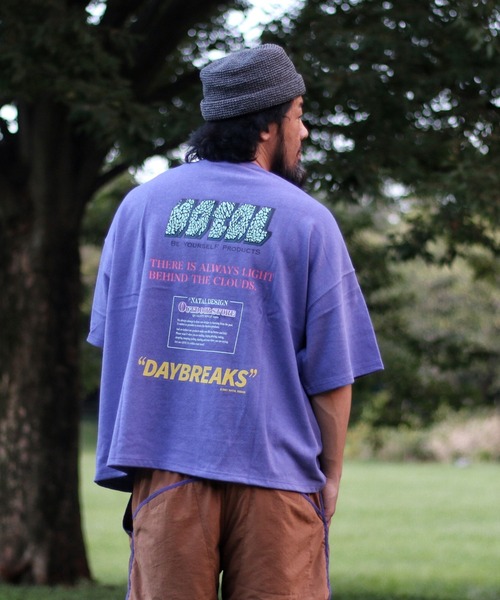 tシャツ HEMP WIDE TEE PRINTED DAYBREAKS 2 レディース メンズ HEMP WIDE TEE PRINTED DAYBREAKS 2（Tシャツ/カットソー