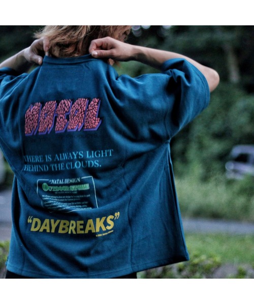 tシャツ HEMP WIDE TEE PRINTED DAYBREAKS 2 レディース メンズ natal design tシャツ HEMP WIDE TEE PRINTED DAYBREAKS 2