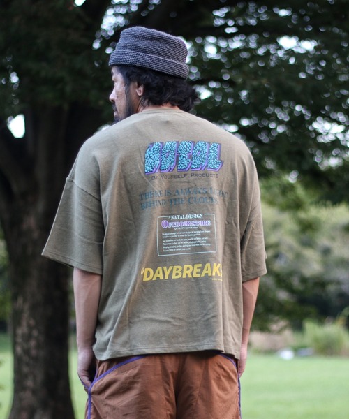 tシャツ HEMP WIDE TEE PRINTED DAYBREAKS 2 レディース メンズ HEMP WIDE TEE PRINTED DAYBREAKS 2（Tシャツ/カットソー