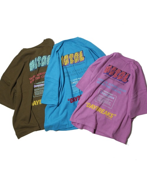 natal design tシャツ HEMP WIDE TEE PRINTED DAYBREAKS 2