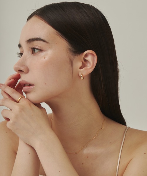 ciite' ピアス ドロップフープピアス / drop hoop pierce (両耳