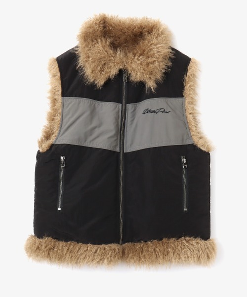 ベスト ジレ atmos pink Reversible Nylon Vest / アトモス ピンク リバーシブル ナイロン ベスト レディース
