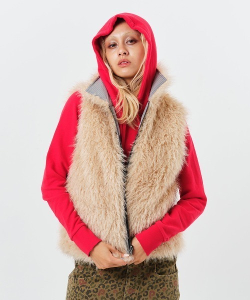ベスト ジレ atmos pink Reversible Nylon Vest / アトモス ピンク リバーシブル ナイロン ベスト レディース atmos girls ベスト ジレ pink Reversible Nylon Vest